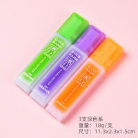 Let the Stationery Fluorescent Marker Students Use the Learning Marker Color Key Outline Note Endorsement Artifact Kid Toy