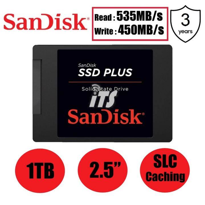 SanDisk SSD Plus SATA Internal Solid State Drive 2TB Office