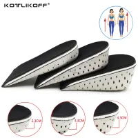 KOTLIKOFF Height Increase Insoles Breathable Half Insole Heighten Heel Insert Sports Shoes Pad Cushion Unisex 2.3cm-4.3cm UP