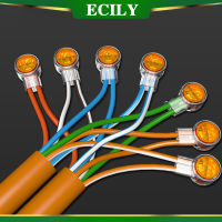 ECILY 50/100/200ชิ้น K1 K2 K3เชื่อมต่อเครื่องย่นข้อต่อขั้วสายไฟกันน้ำ Rj45ขั้วต่อสายเคเบิลอีเทอร์เน็ตสายโทรศัพท์