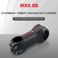 RXL SL Carbon Mtb Stem 6/17 Degree Mountain Bike Stem UD Matte Red/Black Ultra-light Road Bicycle Stems 28.6-31.8mm