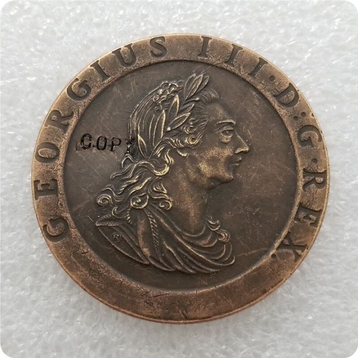 เหรียญเหรียญที่ระลึกเหรียญเลียนแบบเหรียญของสะสมเหรียญ1797เหรียญอังกฤษเหรียญของเล่นสหราชอาณาจักร
