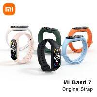 (CALGY Phone protection)สร้อยข้อมือ TPU สีสายรัด Xiaomi ดั้งเดิมเข้ากันได้กับ Mi Smart Band 7 NFC