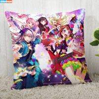 (All in stock, double-sided printing)    August 17, 2020, living room anime pillowcase, modern home decoration, fantasy holiday pillowcase   (Free personalized design, please contact the seller if needed)