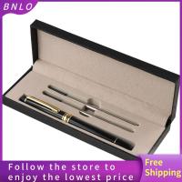 BNLO ปากกาหมึกดำสีดำปากกาหมึกเจลปากกาหมึกซึมวัสดุทำจากเหล็กปากกา Comfort สำนักงาน