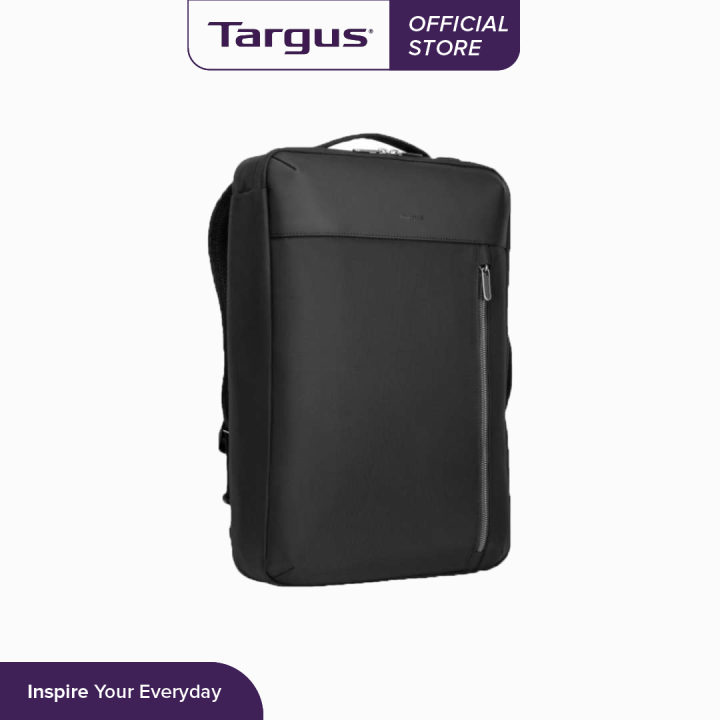 Targus 15.6" Urban Convertible Backpack Spacious Main Compartment Front Stash Pocket