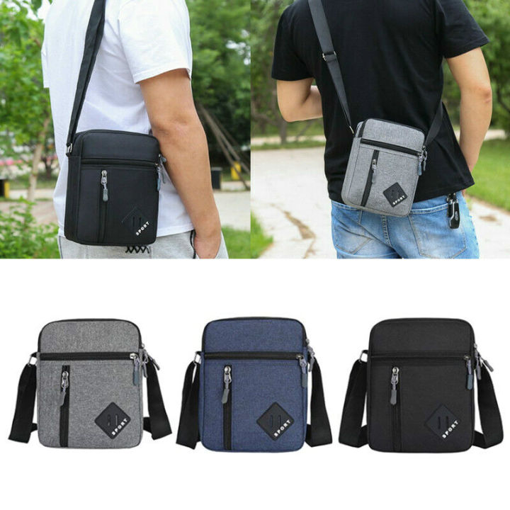 Men's Messenger Bag Crossbody Shoulder Bags Men Small Sling Pack For ...