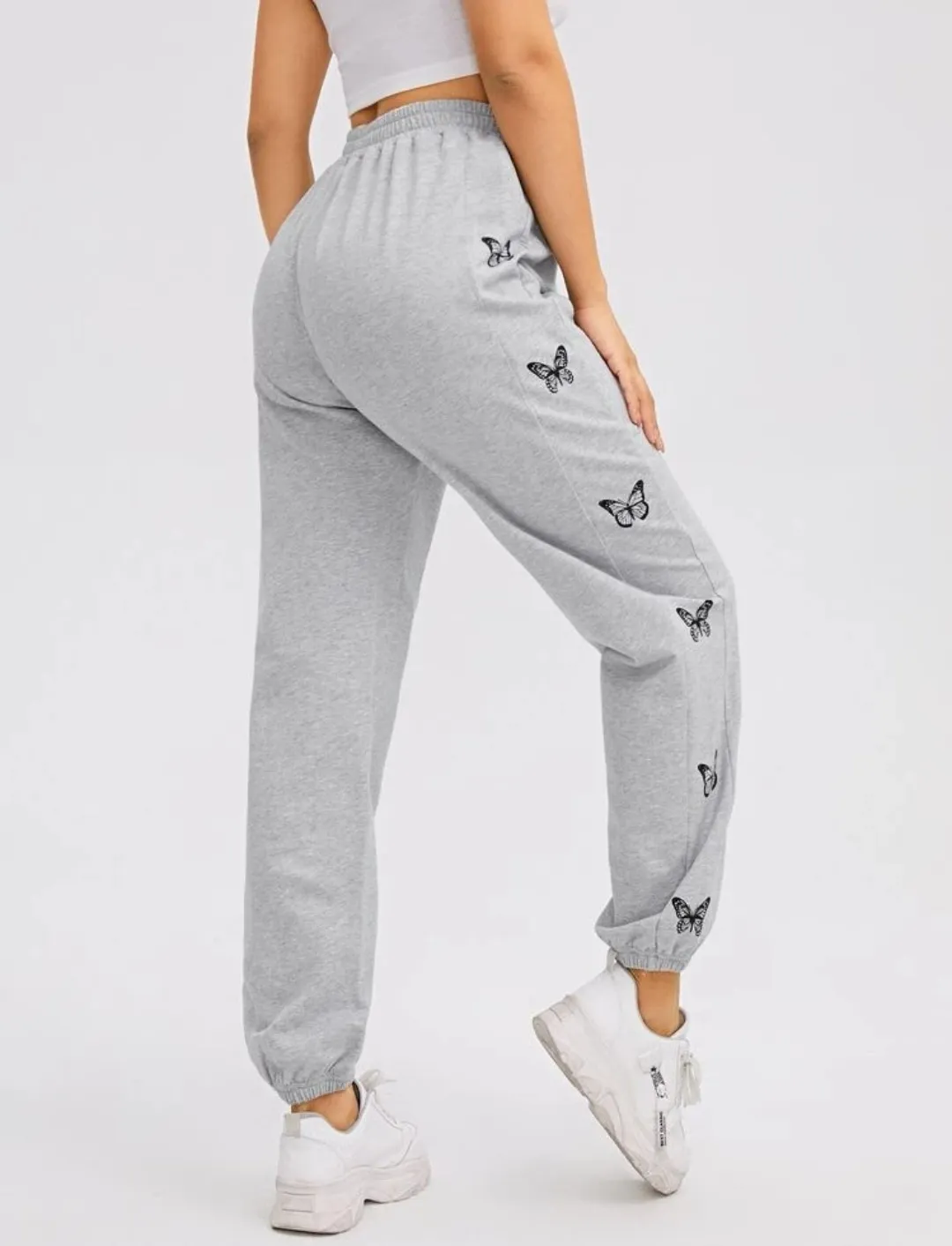 printed jogger pants womens