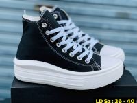 รองเท้าหุ้มข้อผ้าใบ Converse Chuck Taylor All Star Move Platform Black มีเก็บเงินปลายทาง