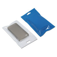 16*24cm Blue Clear Self Seal Zipper Plastic Retail Packaging Storage Poly Bag Ziplock Zip Lock Bag Package With Hang Hole