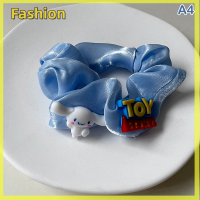 ???Loreta Kawaii Anrio Cinnamoroll ที่รัดผมน่ารักเครื่องประดับเชือกรัดผมหวานสำหรับเด็กผู้หญิงลำไส้ใหญ่เครื่องประดับผมที่รัดผม