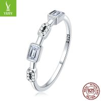 [COD] posture rhyme new chain zirconium ring female simple all-match stackable 925 silver wholesale BSR256