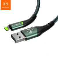 [A Necessary] ○ Mcdodo สาย USB 2A ชาร์จเร็วสำหรับ Lightning IPhone 14 13 12 Pro Max XS XR X 8 7 Plus ไอแพดไอพอดข้อมูลที่ชาร์จ IOS LED