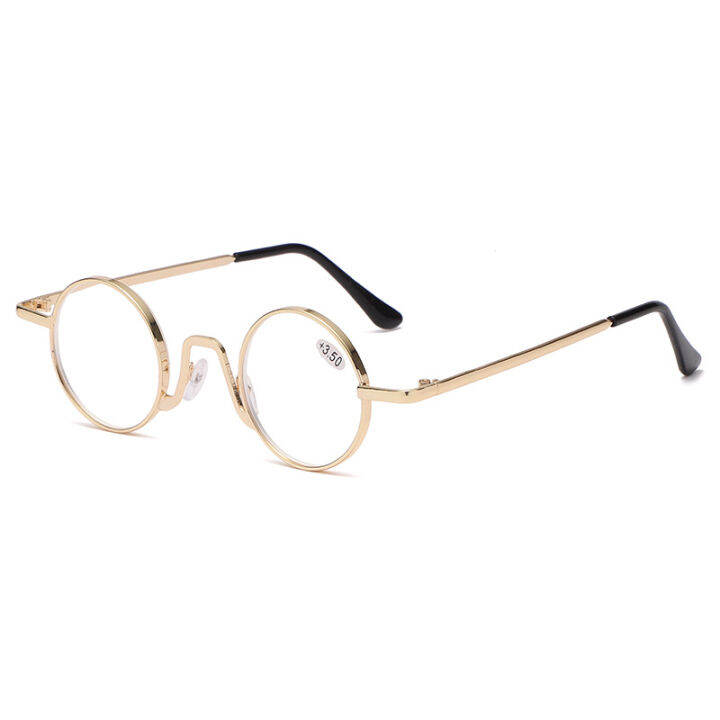 free-box-cloth-mens-business-retro-round-metal-full-frame-reading-glasses-anti-blue-light-reading-glasses-hd-anti-fatigue-hyperopia-glasses-for-men-100-150-200-250-300-350-400