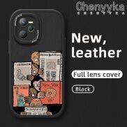 Chenyyka Ốp Cho Realme C35 C31 Narzo 50A Prime Ốp Mềm Bằng Da Thiết Kế Mới