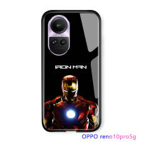 Serpens เคส OPPO Reno10 Pro 5G เคสโทรศัพท์ Marvl สำหรับเด็กผู้ชายซูเปอร์ฮีโร่สำหรับผู้ชายเคสแบบไล่ระดับสีเคสเคสกระจกเทมเปอร์