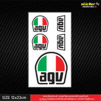 สติ๊กเกอร์ชุดแต่งรถ Italy Style มอเตอร์ไซค์ บิ๊กไบค์แต่ง หมวกกันน็อต AGV เนื้อ PVC เคลือบเงา กันน้ำกันแดดกันรอยขีดข่วน ยืดได้ ดีที่สุดในตลาดตอนนี้ (SDM-012)(Italy)