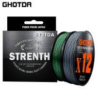 GHOTDA 12 Braided Fishing Line Length 500m300m100m DIA 0.14-0.40mm STRENGTH 25-92lb PE Float Line