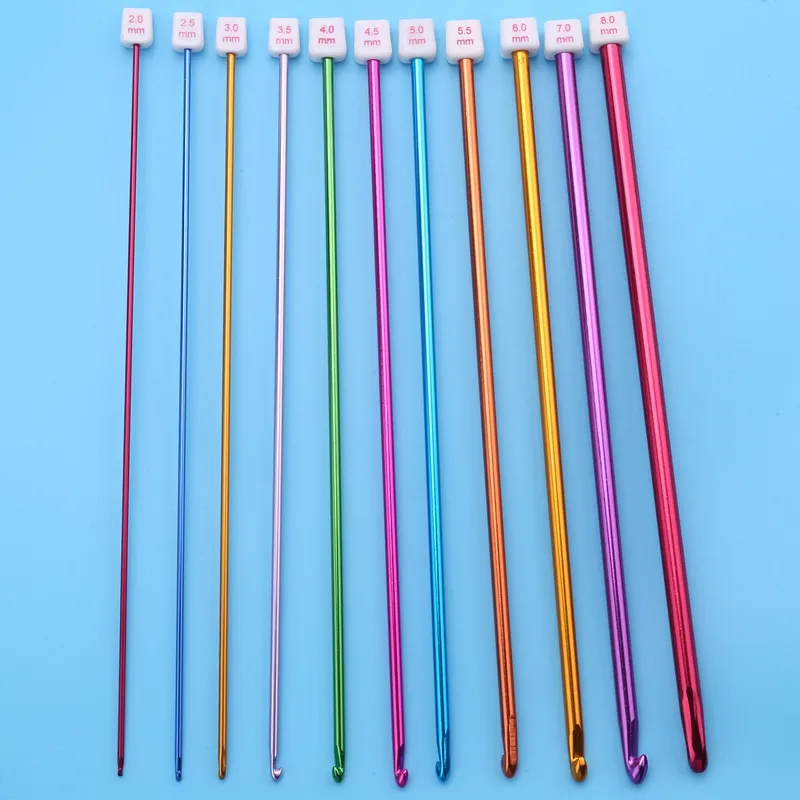 23 Pcs Tunisian Crochet Hook Set Include Plastic Cable Afghan