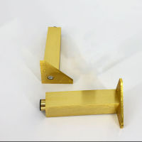 4pcs/lot Brushed Gold Metal Sofa Legs TV Cabinet square Legs Metal Furniture Leg Cabinet Cupboard Table Feet Furniture Protectors Replacement Parts Fu