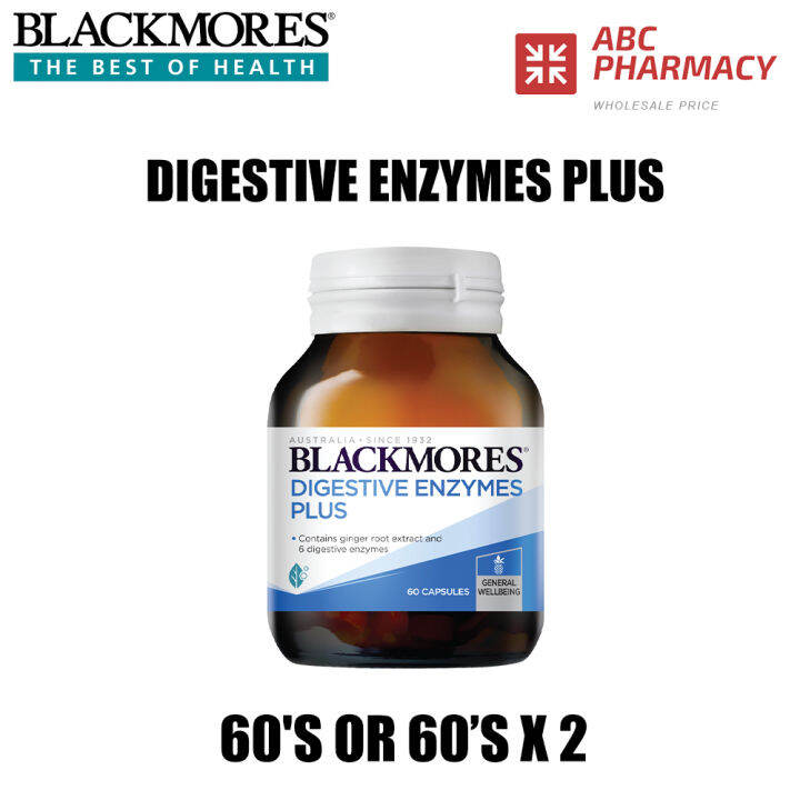 Blackmores Digestive Enzymes Plus 60'SX2, 60's EXP3/24 Lazada