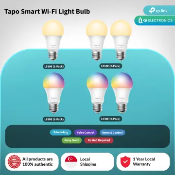 TP-Link Tapo L510E Smart Wi-Fi Dimmable LED Bulb, E27, 8.7W, 806