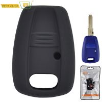 1ปุ่มซิลิโคนสำหรับ Fiat Doblo ducato IDEA Punto Stilo seicento PANDA va Grande keyless FOB SHELL Protector