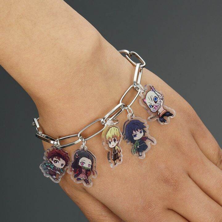 cute-cartoon-anime-demon-slayer-kimetsu-no-yaiba-bracelets-men-kamado-tanjirou-acrylic-charm-bracelet-bangle-for-fans-cosplay