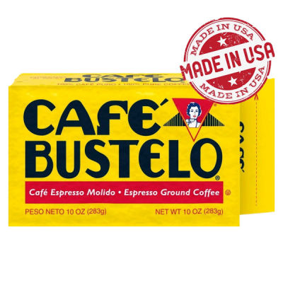 ☕Café Bustelo Espresso Dark Roast Ground Coffee☕ กาแฟคั่วบด เอสเพรสโซ่คั่วเข้ม หอมกรุ่น รสเข้มข้น กาแฟนำเข้าจากอเมริกา🇺🇸 แพ็คสุญญากาศ 283 กรัม