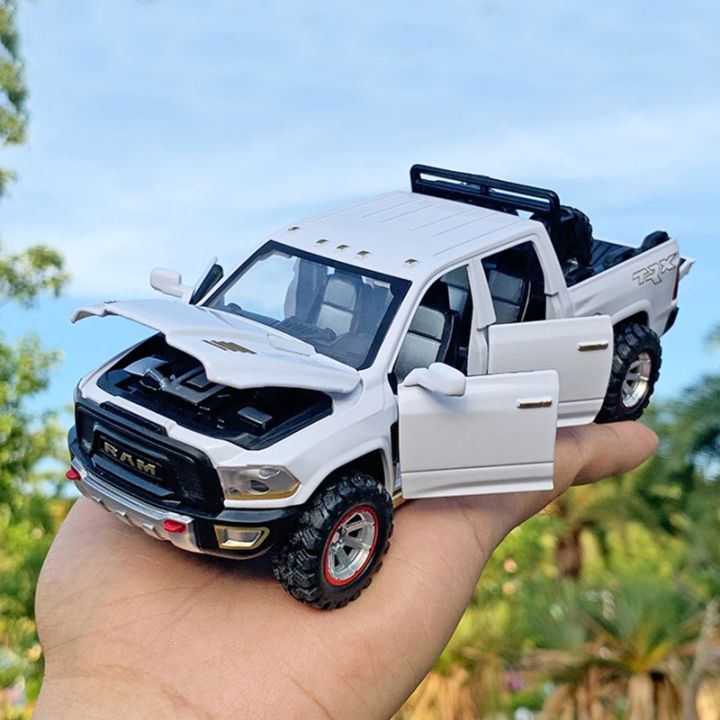 gratis-ongkir-รถโลหะรถกระบะ-dodge-ram-trx-1-32รถยนต์ไดคาสสำหรับเด็กผู้ชายของเล่นเด็กเด็ก-hoies