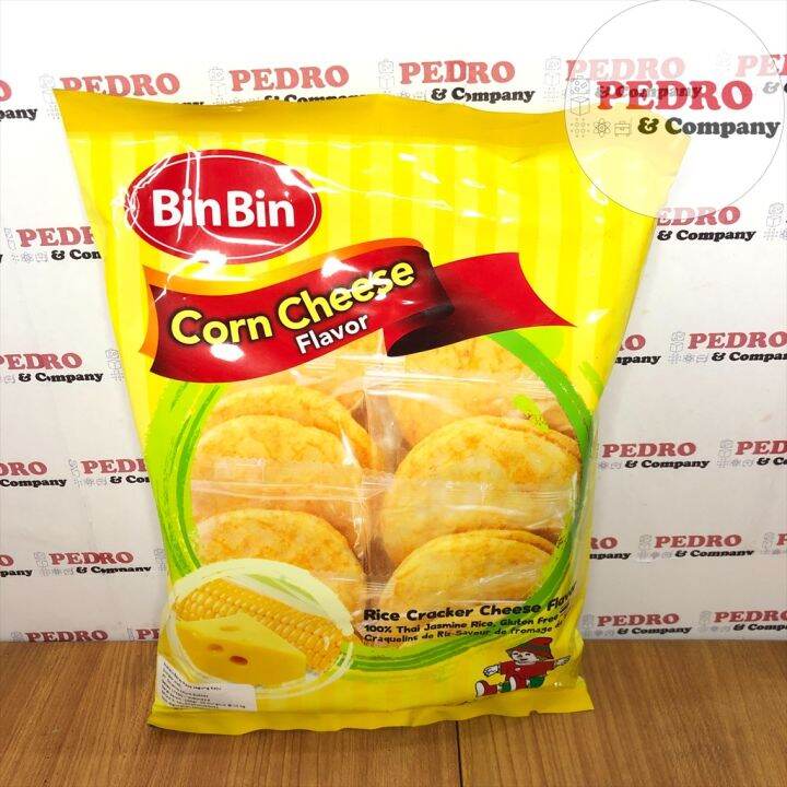 Bin bin rice cracker corn cheese flavor 105 gr (10 pcs) Lazada Indonesia