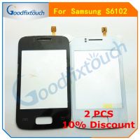 For Samsung S6102 Touch Panel Glass Lens Touch Screen Digitizer Sensor Replacement Parts