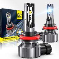 [ANYA Auto Parts] โคมไฟ H4 E2 H7ขนาดเล็กนำไฟหน้ารถหลอดไฟ LED H8 H11ไฟตัดหมอก HB3 HB4 9005 H16 H10รถยนต์หลอดไฟหน้ารถยนต์ Led 12V EURS