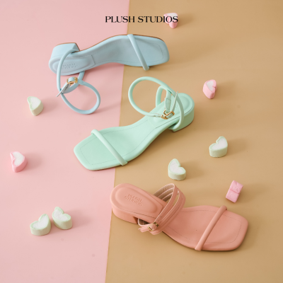 [3 สีใหม่พร้อมส่ง] รองเท้าแตะ Plush Studios รุ่น Kara Sandals Set SS23 สามารถเปลี่ยนสายได้