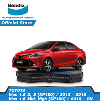 Bendix ผ้าเบรค Toyota Vios (ปี17-ขึ้นไป) 1.5 G / S [XP150]/(All is possible)/Mid / High ซูเปอร์สเปค (DB2261,DB1786)