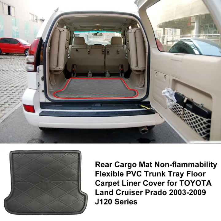 Rear Cargo Mat Nonflammability Flexible PVC Trunk Tray Floor Carpet