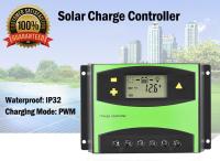 60A Smart LCD Solar PV Charge Regulators PWM Solar Charger Controller Dual USB Waterproof