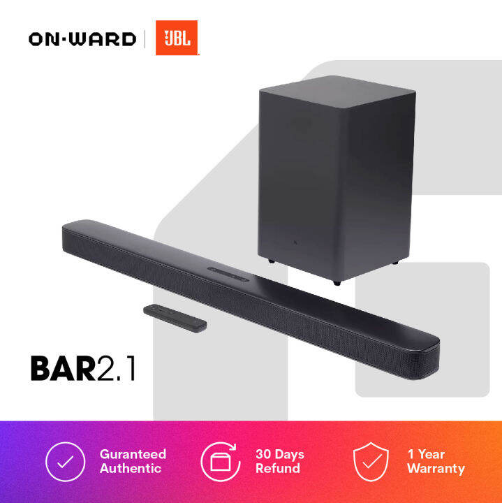 JBL BAR 2.1 Channel Soundbar with Wireless Subwoofer Lazada PH