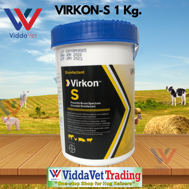 VIRKON S 1 kg canister disinfectant Virkon solution Virkon-S rely on ...