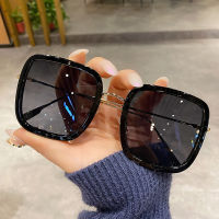 【CW】New Gradient Square Sunglasses Women Vintage Oversized Sun Glasses Men nd Designer Trend Colored Eyewear Outdoor UV400