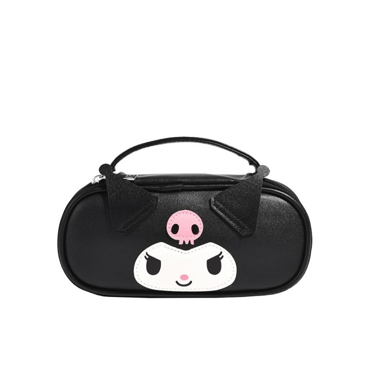 cc-kuromi-large-capacity-pu-leather-stationery-student-cartoon-storage