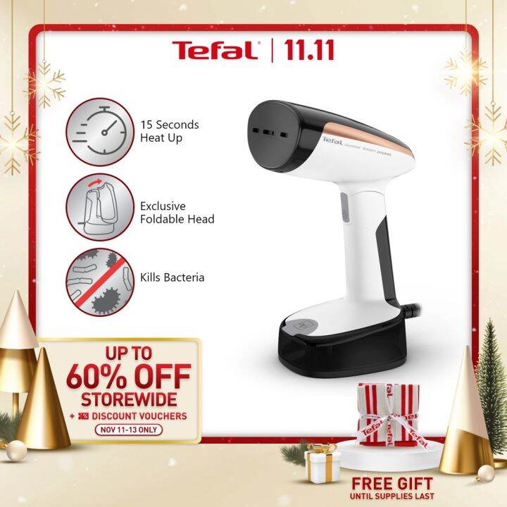 【factory outlet】 TEFAL Access Steam Pocket Handheld Garment Steamer