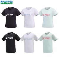 YONEX Yonex Yy เสื้อยืดกีฬาชุดกีฬาแบดมินตันแขนสั้นแห้งเร็วระบายอากาศรุ่นสำหรับทั้งหญิงและชาย115043