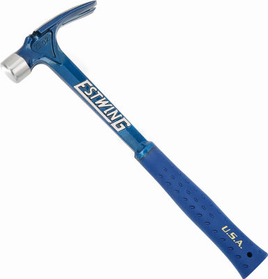 ESTWING Ultra Series Hammer - 19 oz Rip Claw Framer with Smooth Face &amp; Shock Reduction Grip - E6-19S