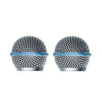 Bolymic 2 PCS Metal Screen Ball Head Micrfono Microphone Grille fits Shure SM48Beta58 Beta58A NEW microfoon