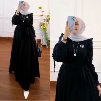 Priskila Cell Alora BL ชุดวัสดุ Ceruty Babydoll Full Croton LD 110ซม. PJ 137ซม. ไม่มีเข็มกลัดผู้หญิง Abayas ผู้ใหญ่ชุดเรียบง่ายผู้หญิงใหม่ล่าสุด2022 Kekinian ชุดผู้หญิงสไตล์เกาหลี Kekinian Teenage Robe 2022 Modern Luxury Robe ผู้หญิง Dres 2022ใหม่ล่าสุด