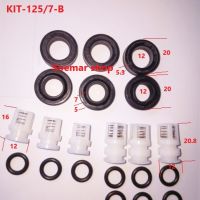 ชุดวาวน้ำ KIT-125/7-B  วาวน้ำ 12x16   12x20.8  ซีลน้ำ 12-20-5.3  ซีลน้ำมัน  12-20-5/7  อะไหล่เครื่องฉีดน้ำแรงดันสูง