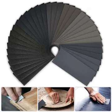 72Pcs 400 to 3000 Grit Wet Dry Sandpaper Assortment 9 x 3.6 Inches