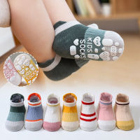 【cw】Babies Socks 5 PairsLot Cotton Childrens Anti-slip Boat Socks For Baby Boys Girls Low Cut Floor Kid Accessories Four Season