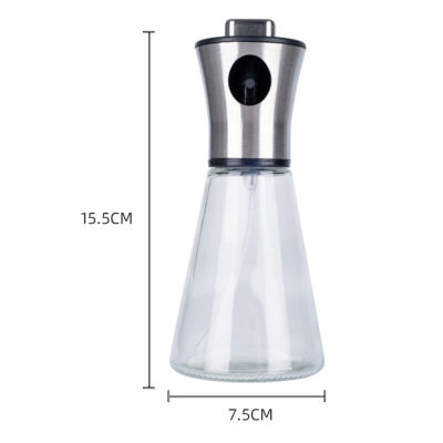 200ml Glass Oil Sprayer Dispenser Leakproof Baking Dripping Oil Bottle Vinegar Dispenser BBQ Cooking Tools Kitchen Accessories